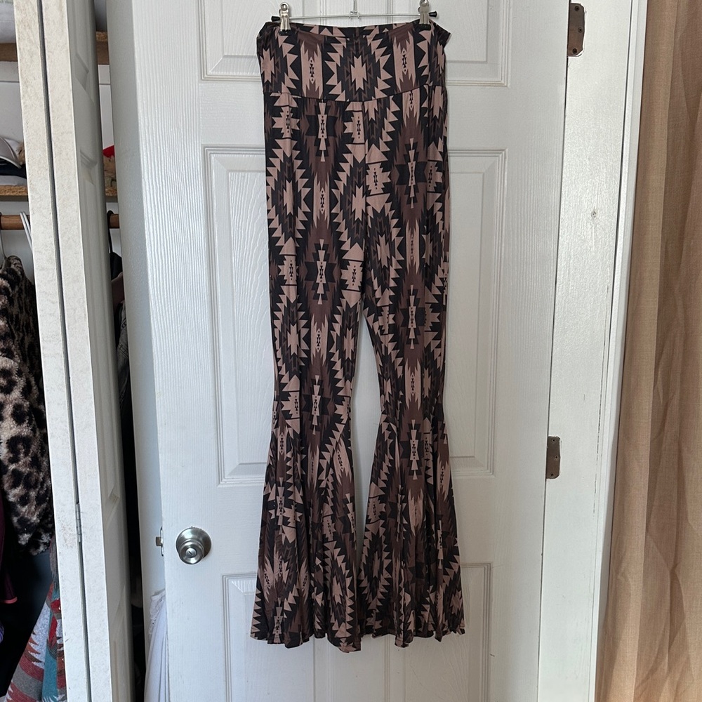 STERLING KREEK Aztec Bellbottom pants
